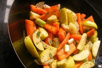 Como assar um pescoço de porco em um forno Imagem de uma receita de um pescoço de porco assado no forno