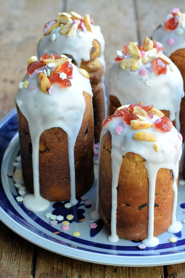 Glaze for cake com uma foto