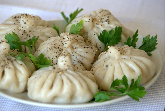 Khinkali in Georgian