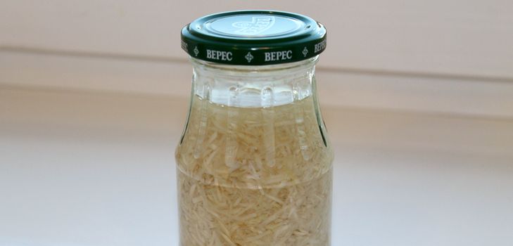 Raias em conserva para o inverno
