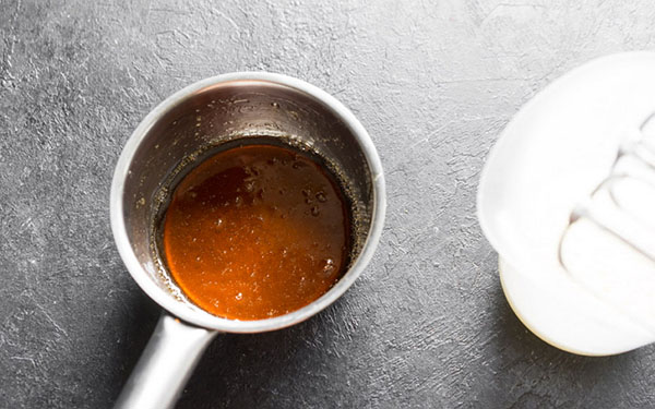 Receita elegante e simples para merengue de noz