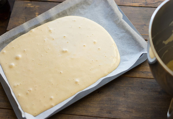Uma receita refinada: um rolo com creme cremoso