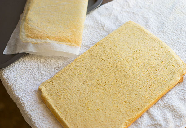 Uma receita refinada: um rolo com creme cremoso