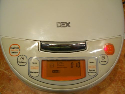 Carne de porco em um molho cremoso em um multivark