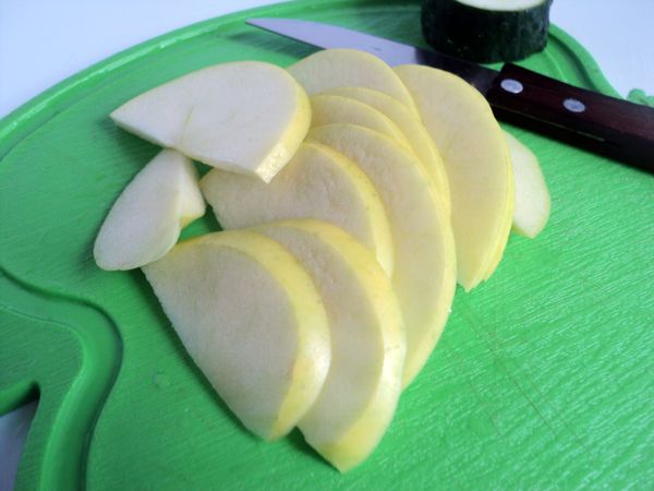 Serviço e servir belas frutas