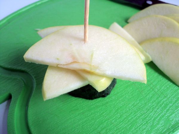 Serviço e servir belas frutas