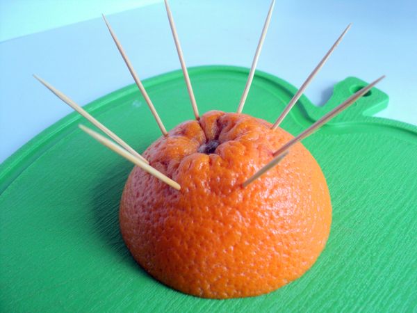 Serviço e servir belas frutas