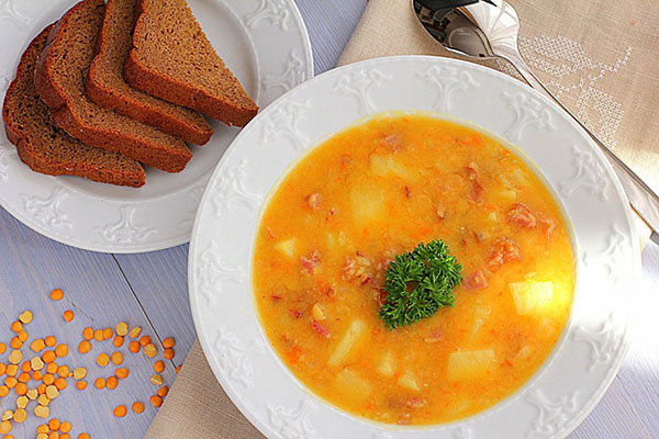 Como cozinhar sopa de ervilhas