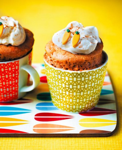 Como fazer cupcakes em canecas