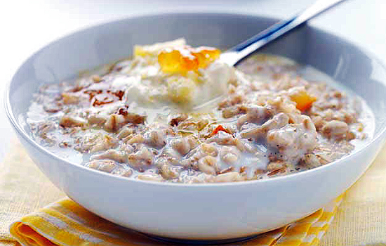 cereal com fruta