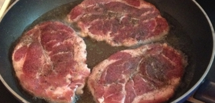 carne na frigideira