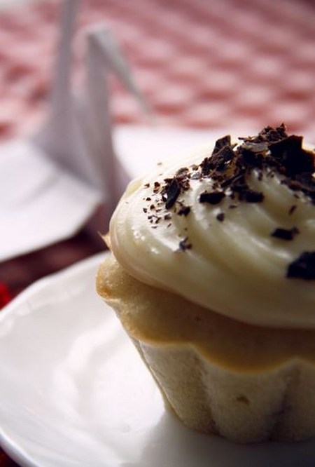 Como fazer um creme para capkake: creme, queijo e creme de leite condensado, uma receita com uma foto