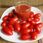 Tomates em suco próprio