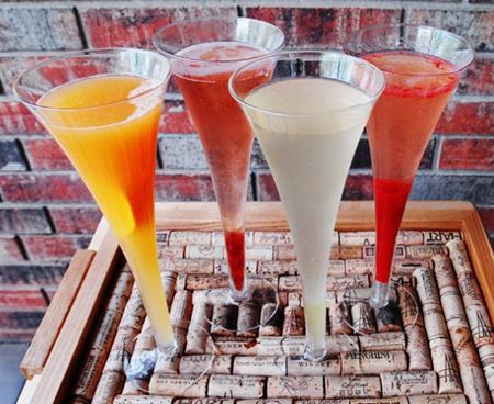 Cocktails com foto de champanhe