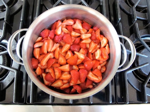 Compota de morango para o inverno
