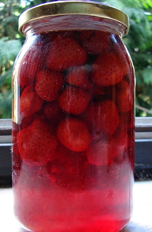 Compota de morango para o inverno