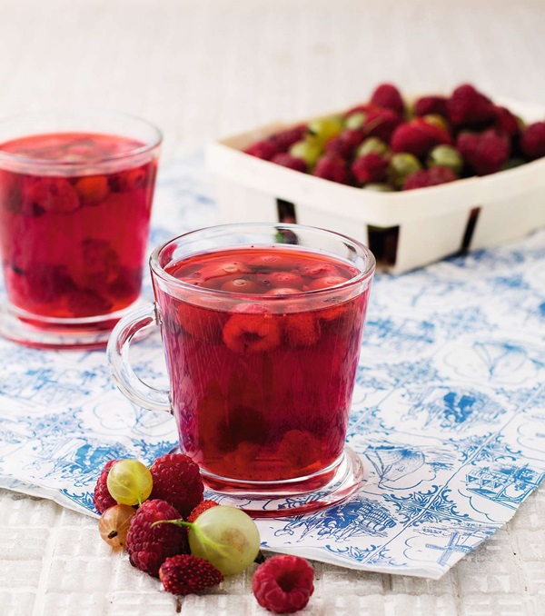 Compota de groselha para o inverno