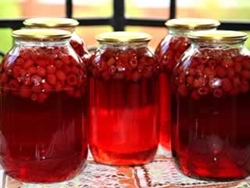 Compota de framboesas para o inverno