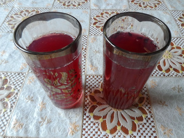 Contagem deliciosa de framboesas para o inverno