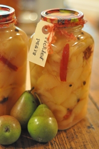 Pêras enlatadas em calda para o inverno - receita fotográfica como cozinhar