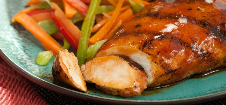 Frango no molho de mel no forno