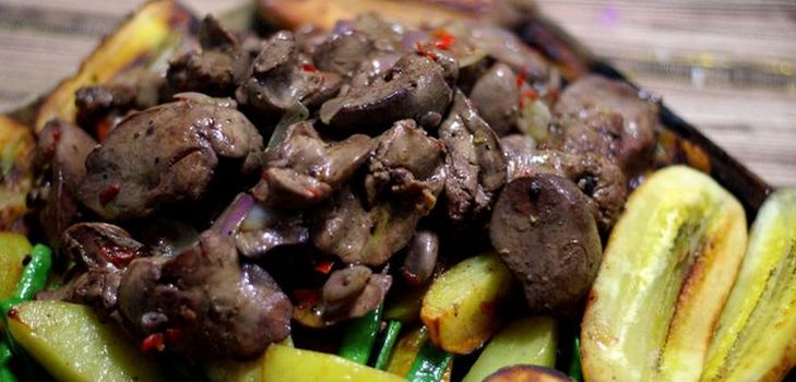 Receitas para fígado de galinha