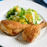 Pernas de frango no forno