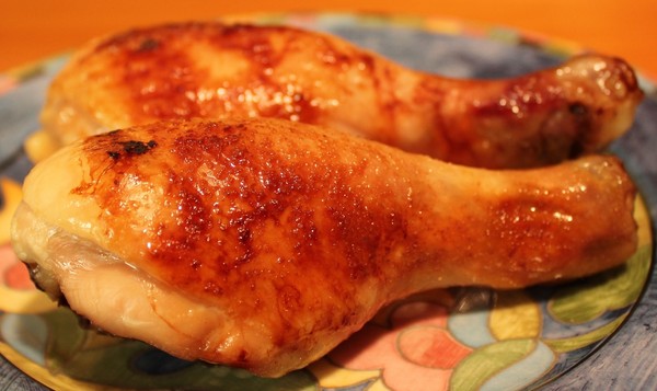 Pernas de frango no forno Pernas de frango no forno