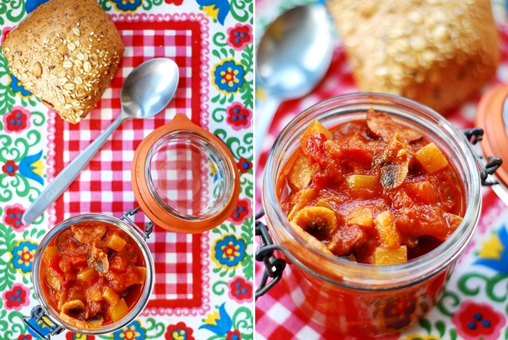 Lecho de pimenta búlgara com pasta de tomate para o inverno - receita fotográfica