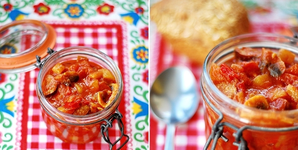 Lecho de pimenta búlgara com pasta de tomate para o inverno - receita fotográfica