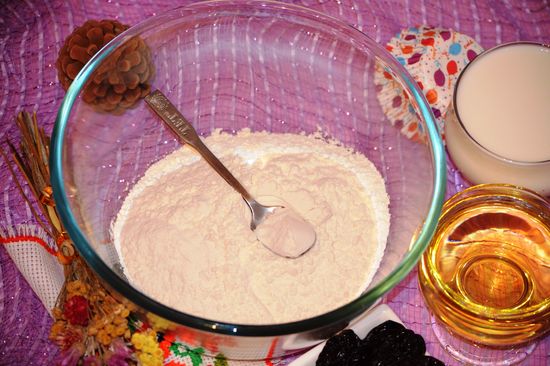 Receita passo a passo para muffins com ameixas