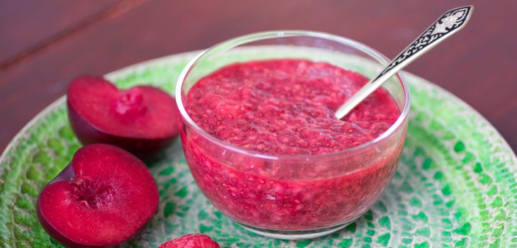 Receita de geléia de framboesa