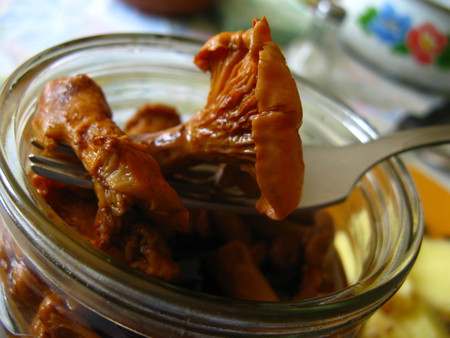 Chanterelle em conserva