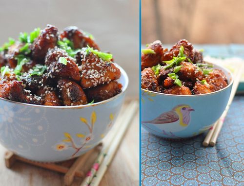 Carne com molho agridoce, receita de frango simples e deliciosa com gergelim