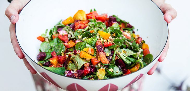 Saladas incomuns para o Ano Novo