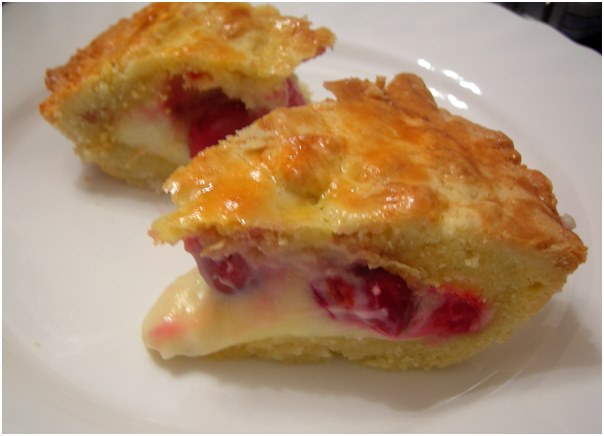 torta em um prato