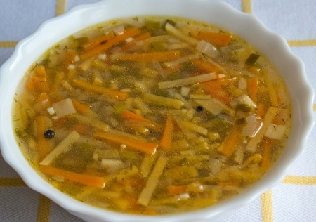 Sopa de Quaresma na guarda da saúde e da figura