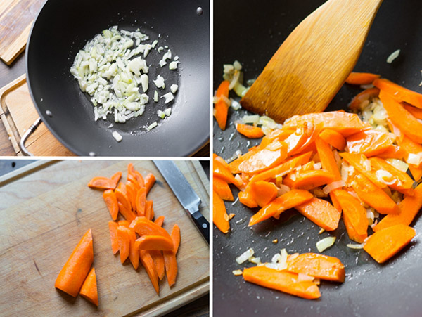 Uma receita de frango simples em uma marinada com uma guarnição de vegetais