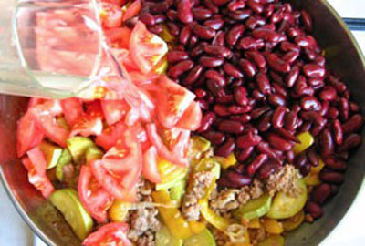 Guisado de abobrinha - saboroso, útil, barato