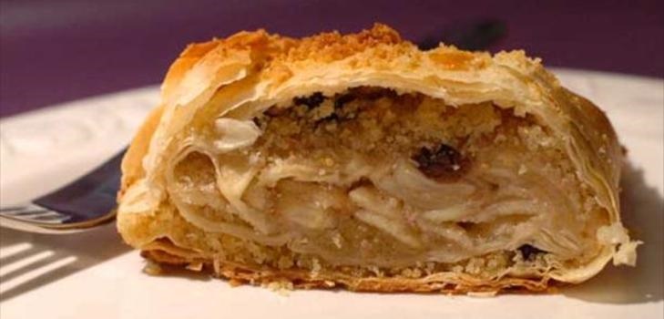 Strudel com carne