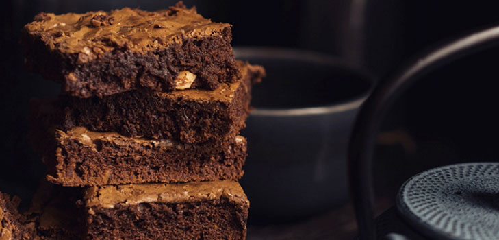 A receita para este Brownie Americano