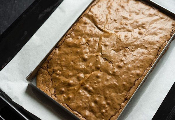 A receita para este Brownie Americano