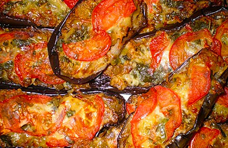 uma deliciosa salteada de berinjela