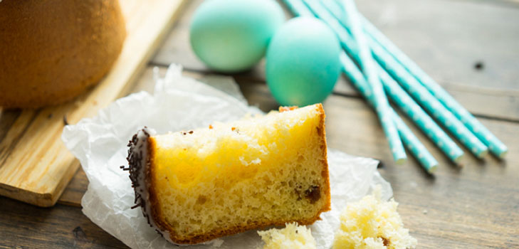 Receita para um bolo de Easter de Andy Chef