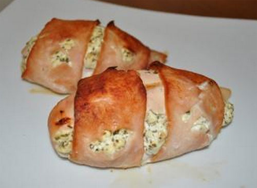 Filé De Frango De Bacon 