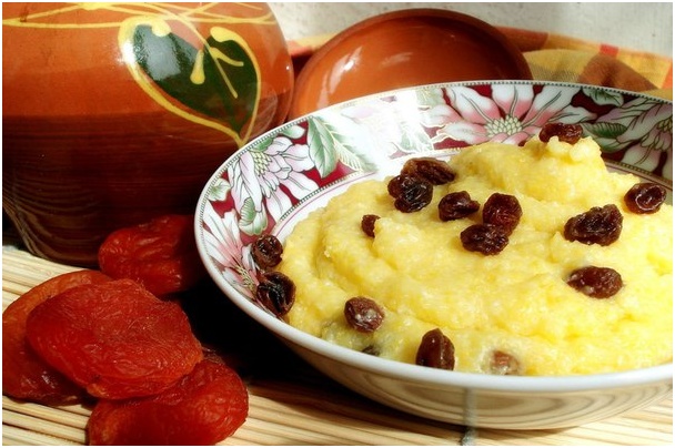 cereal com fruta