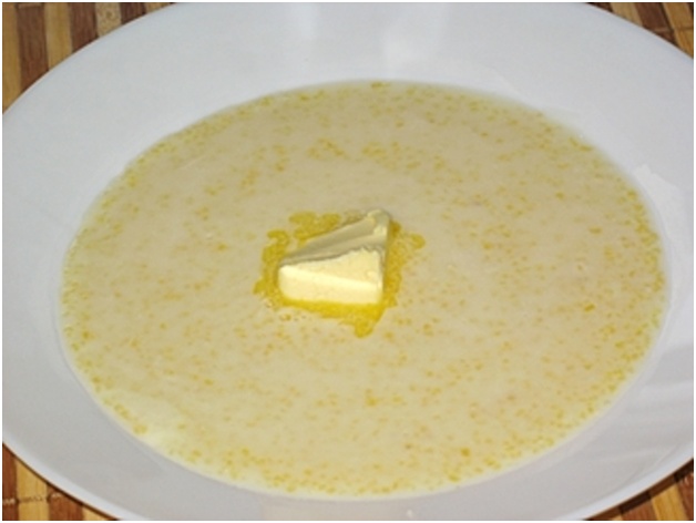 cereal com manteiga