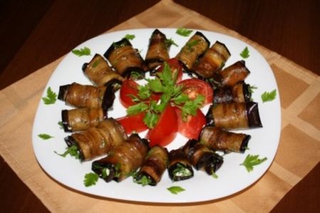 Rolinhos de berinjela: receitas