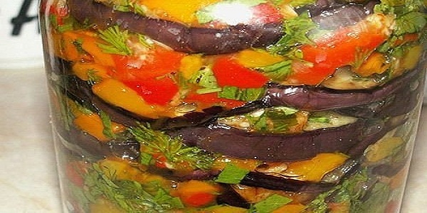Salada de berinjela para o inverno