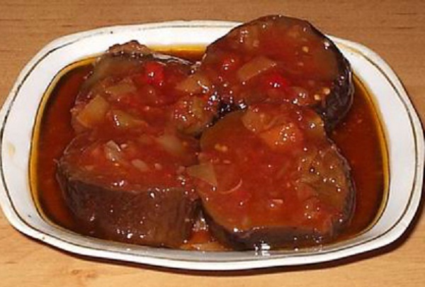 Salada de berinjela para o inverno